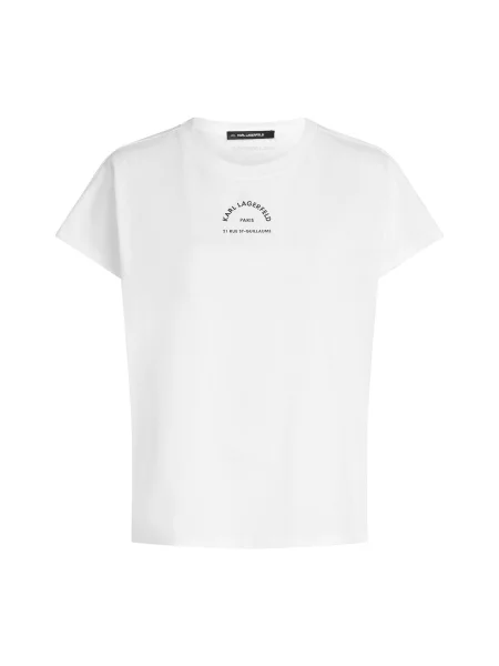 KARL LAGERFELD Tricou alb