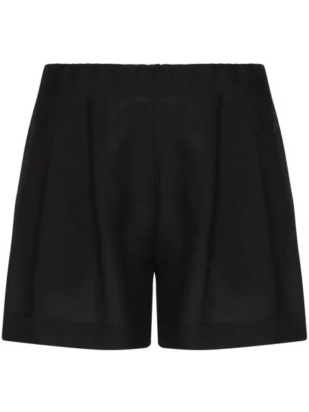 Ленени шорти Asceno черно