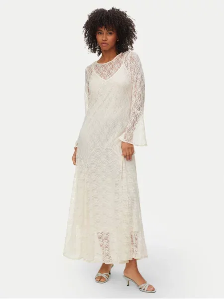 VERO MODA Rochie de seară VMLOULOU natural alb