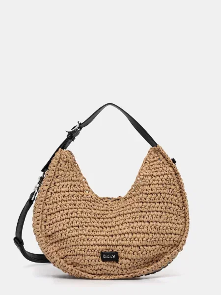 DKNY geantă crossbody femei bej
