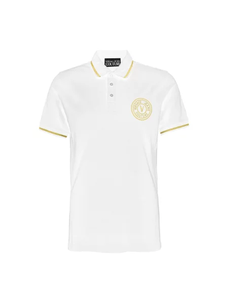Koszulka polo Versace Jeans Couture biała