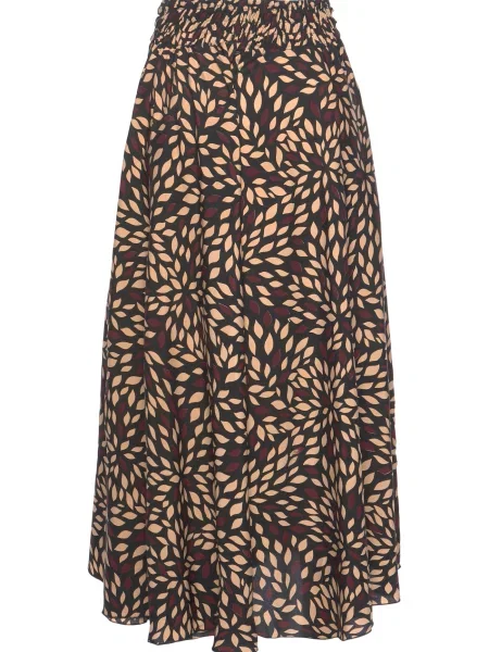 LASCANA Fustă bej negru