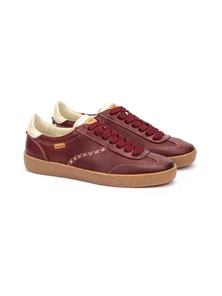 Sneakersy Pikolinos skórzane czerwone