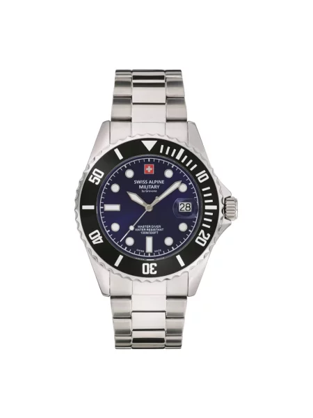 Lniany zegarek Swiss Alpine Military szary