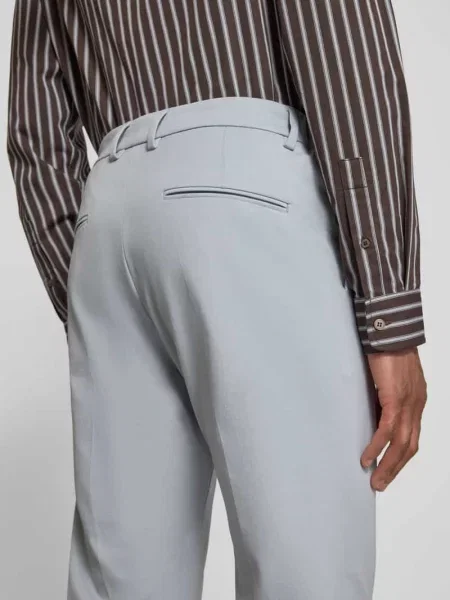 Spodnie materiałowe Straight Fit z kantami model Ajend' Drykorn