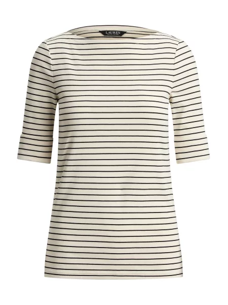 Lauren Ralph Lauren Tricou crem negru