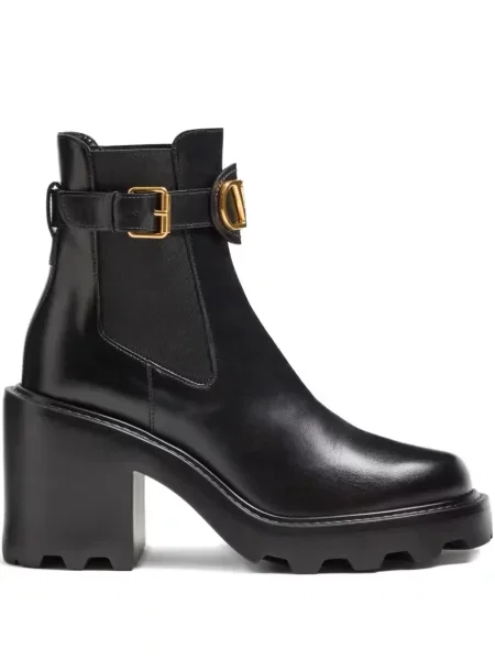 Botine chelsea Valentino Garavani din piele negru