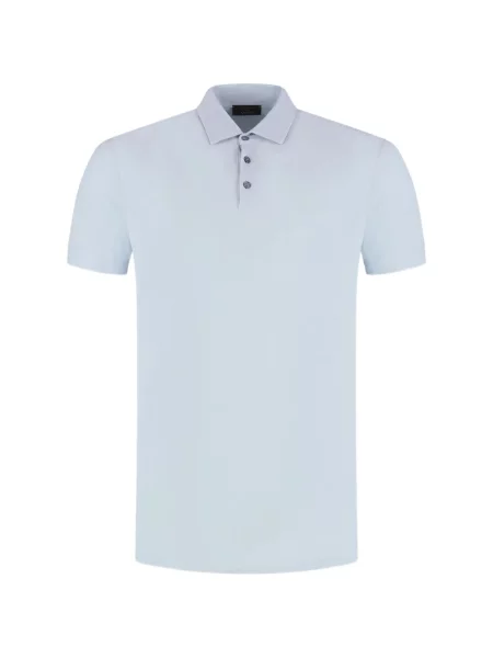 Tricou polo Zanone albastru