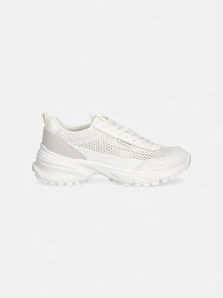Sneakerși Calvin Klein plasă bej