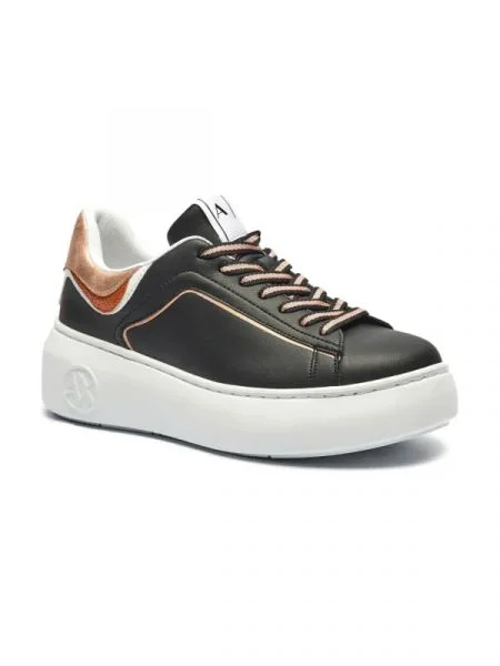 Armani Exchange De piele sneakers negru