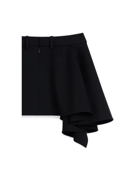 Spódnica mini Givenchy wełniana czarna