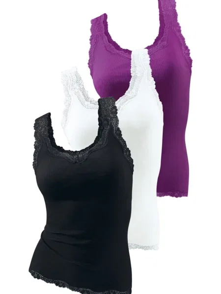 H.I.S Top jagoda / črna bela