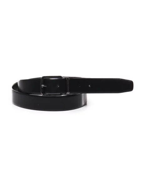 Pasek Emporio Armani czarny
