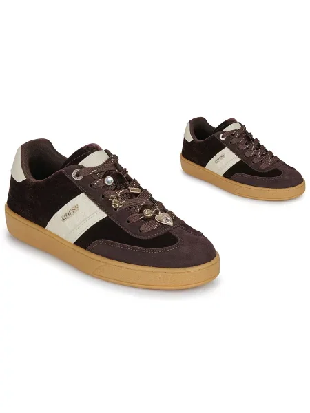 Guess Sneakers | piele întoarsă maro