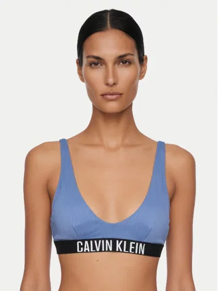 Maudymosi kostiumėlis Calvin Klein Swimwear mėlyna