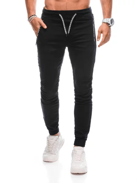 Pantaloni sport Edoti negru