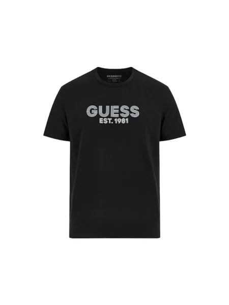 Klasické tričko Guess čierna