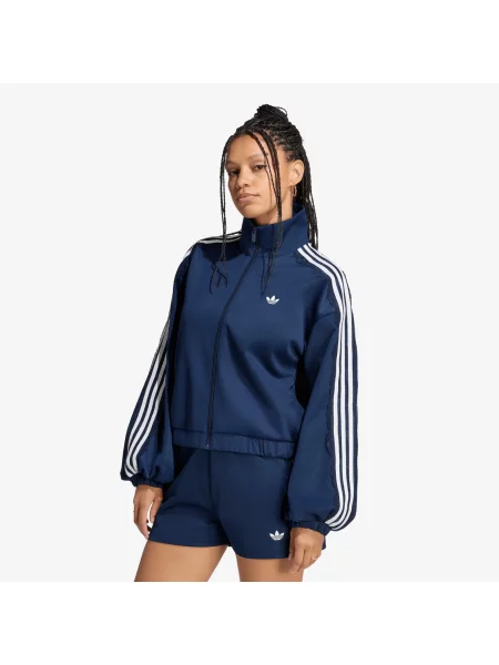 Jachetă adidas Lace Oversized Archive Track Top Collegiate Navy M albastru
