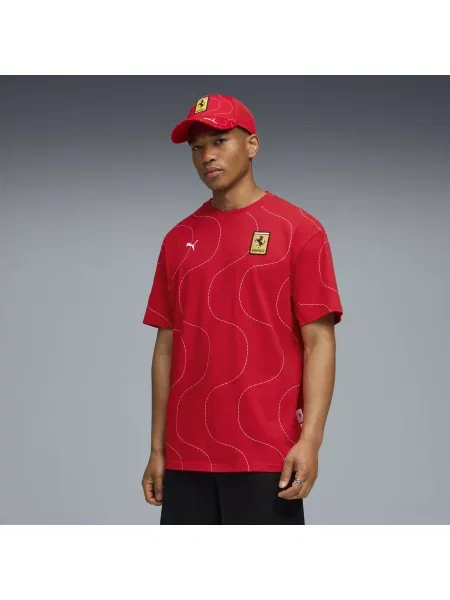 PUMA koszulka Scuderia Ferrari HP Monza Motorsport Rosso Corsa S