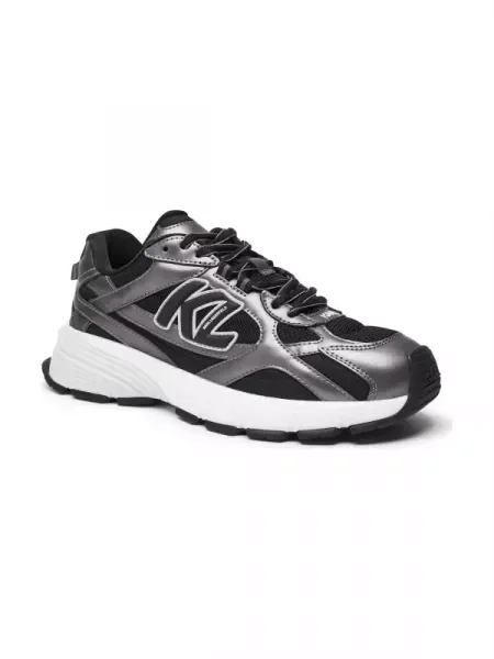 Karl Lagerfeld Sneakers ORION cu adaos de piele negru