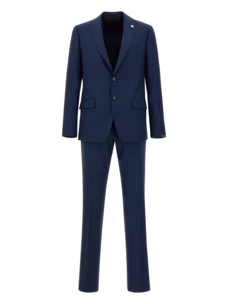 Costum Lardini de lână de costum albastru