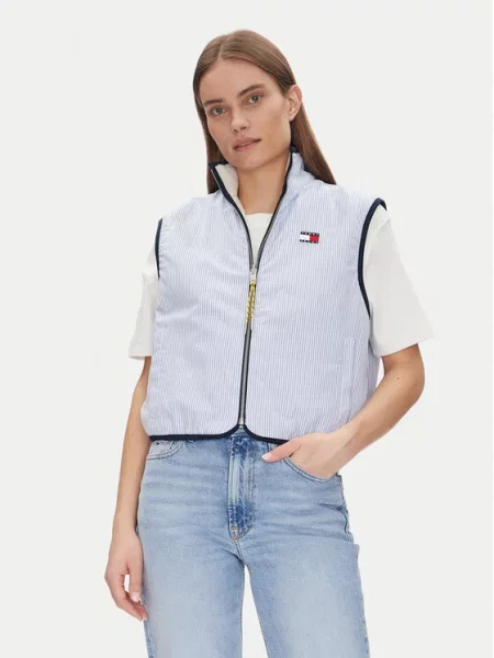 Sportovní vesta Tommy Jeans modrá