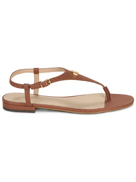Lauren Ralph Lauren sandale de piele Everley 2 maro