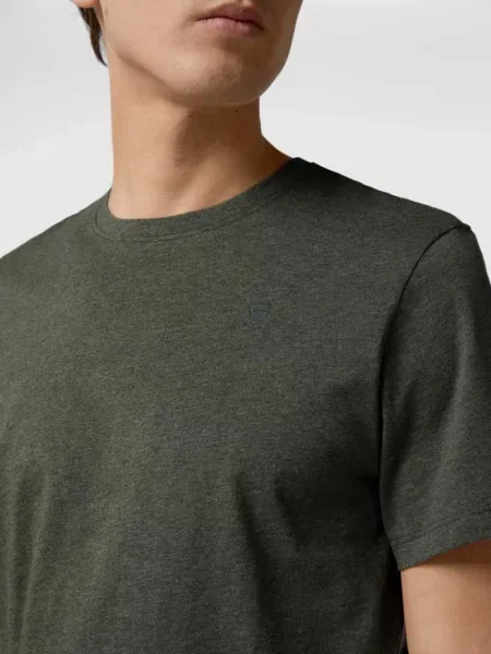 T-shirt o kroju regular fit z czystej bawełny G-star Raw oliwkowa