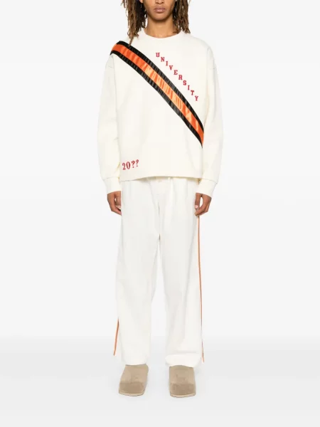 Pantaloni Bode alb