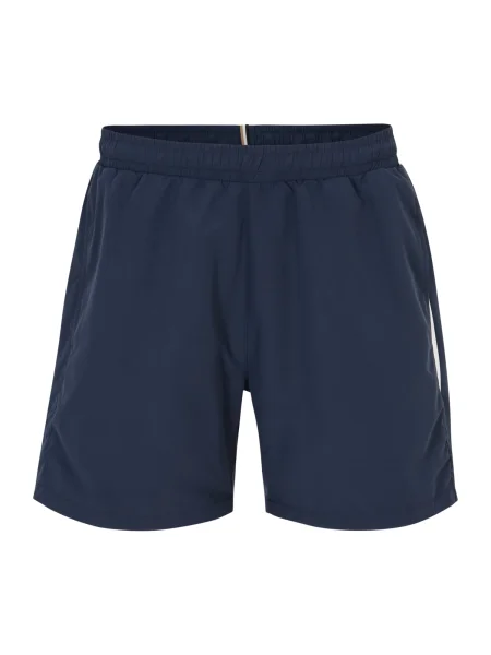 BOSS Orange Plavecké šortky Dolphin tmavomodrá biela