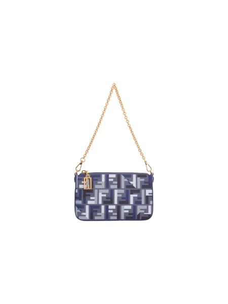 Torebka bagietka Fendi Baguette niebieska