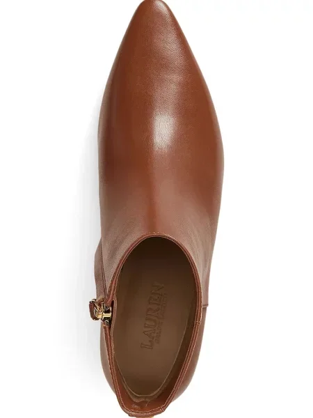 Кожаные ботинки Lauren Ralph Lauren на шпильке