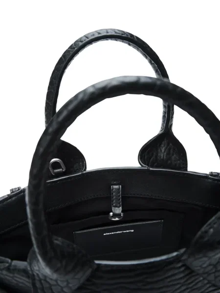 Чанта Alexander Wang с катарама с шипове черно