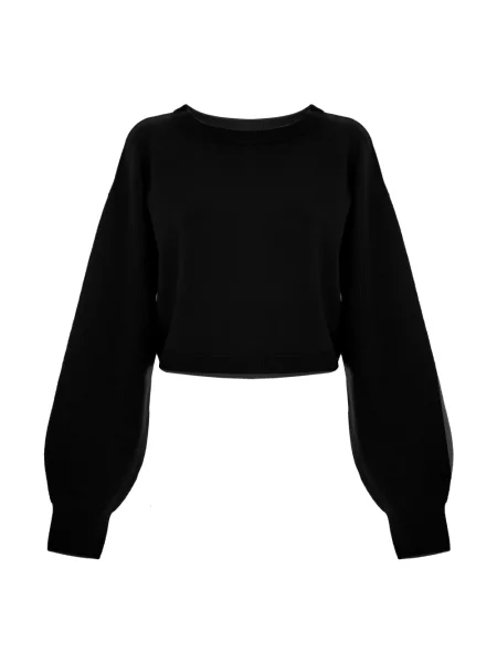 Krótki sweter Kocca czarny