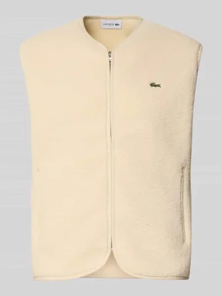 Kamizelka o kroju regular fit z aplikacją z logo Lacoste