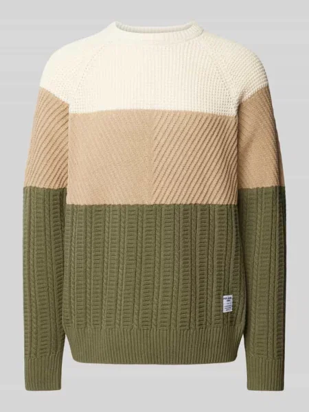 Sweter z dzianiny z fakturowanym wzorem model ‘CODY’ Pepe Jeans