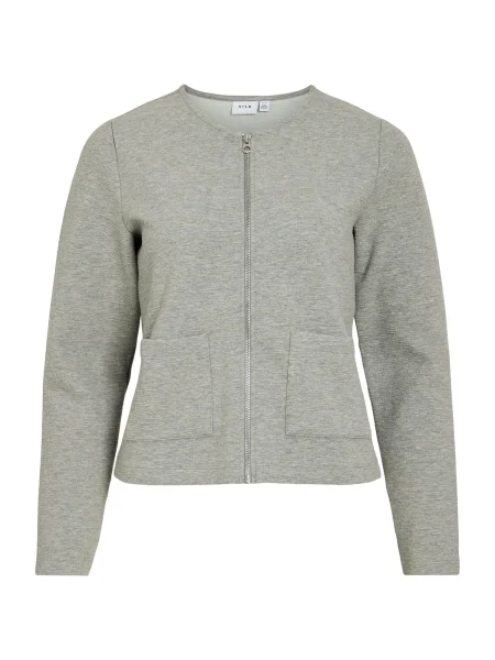 VILA Pletena jopa VIGARDEN pegasto siva