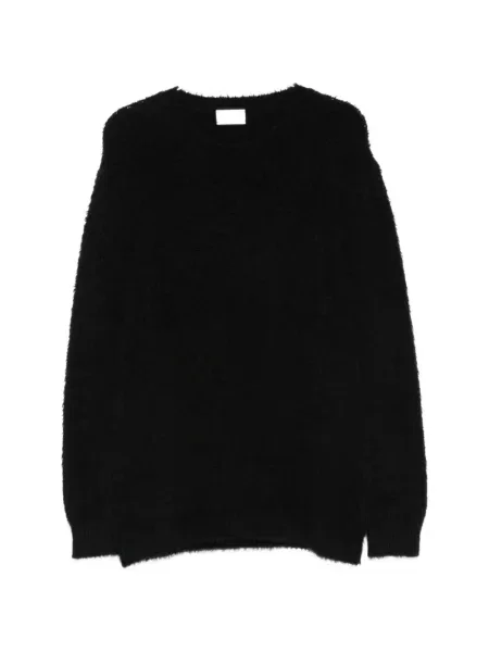 Bouclé pulover Scaglione negru