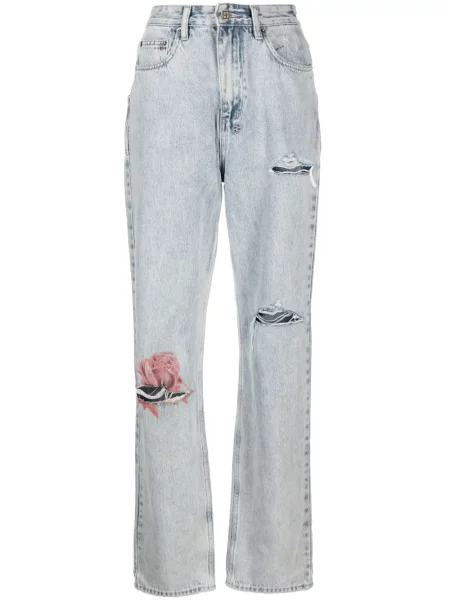Zwężane dżinsy Ksubi zwężany niebieski