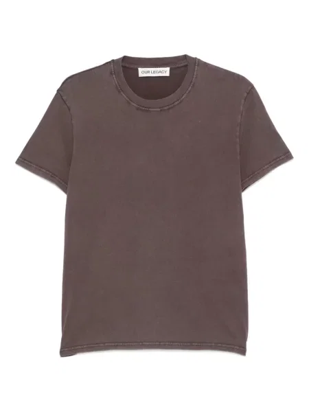 Koszulka Our Legacy klasyczna brązowa