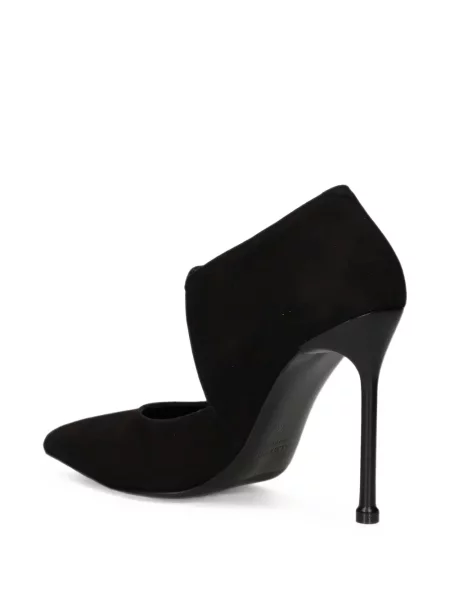 Pantofi cu toc Albano din piele de căprioară negru