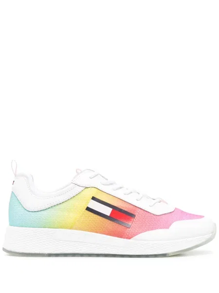 Sneakerși Tommy Hilfiger cu gradient roz