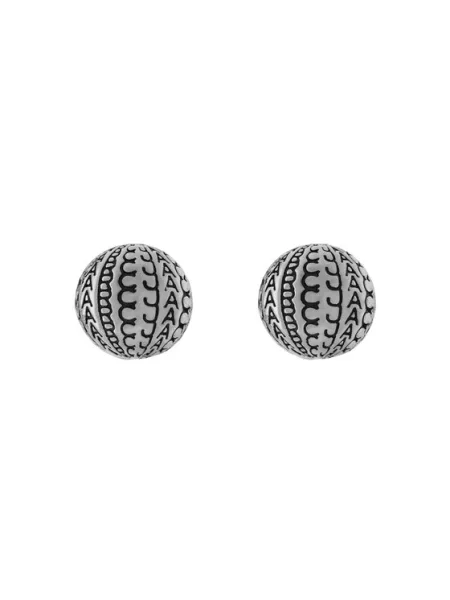 Fülbevaló Marc Jacobs The Monogram Stud ezüst