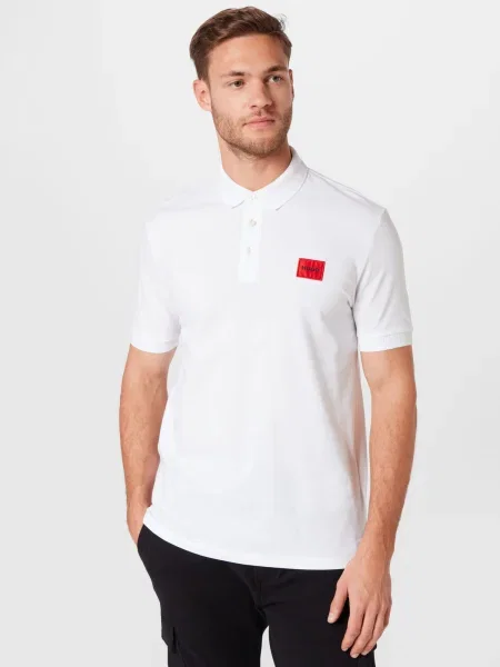 HUGO Tricou / sângeriu alb