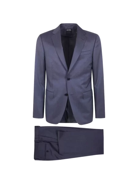 Costum Zegna cu rever gri