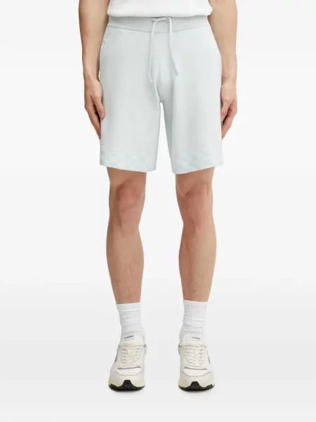 Pantaloni scurți Filling Pieces cu cordon albastru