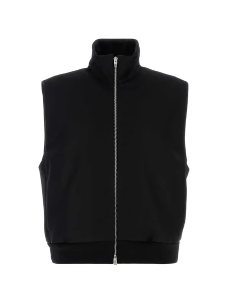 Vestă Jil Sander de lână negru