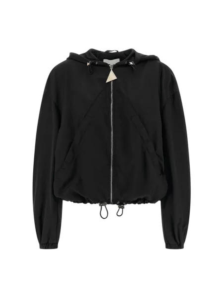 Kurtka z kapturem The Attico z kapturem czarny