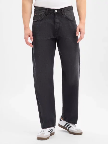 Redefined Rebel jeansy o luźnym kroju RRBrooklyn Mężczyźni czarny