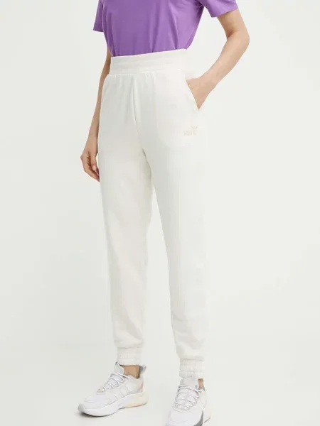 Спортен панталон Puma бежово